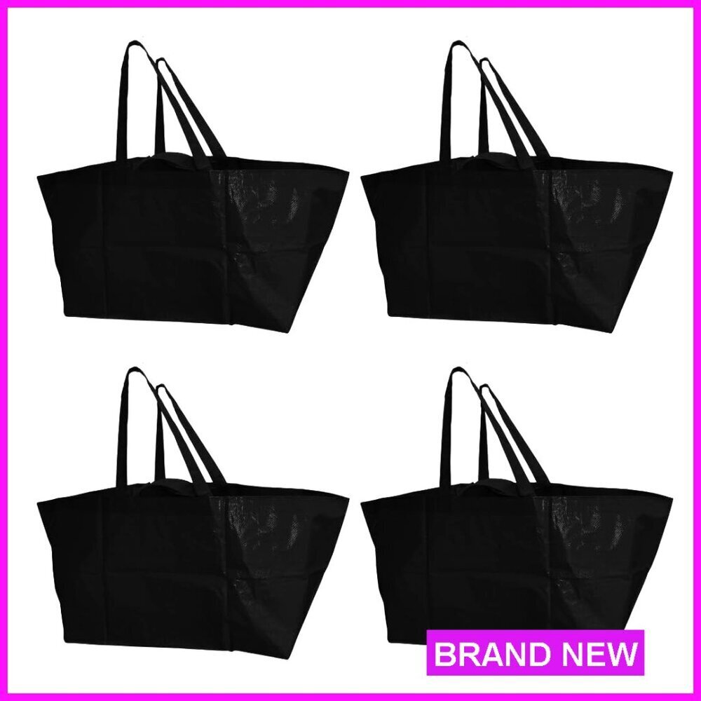Heavy Duty Reusable Tote Foldable Storage Bag Extra Large Capacity Pack